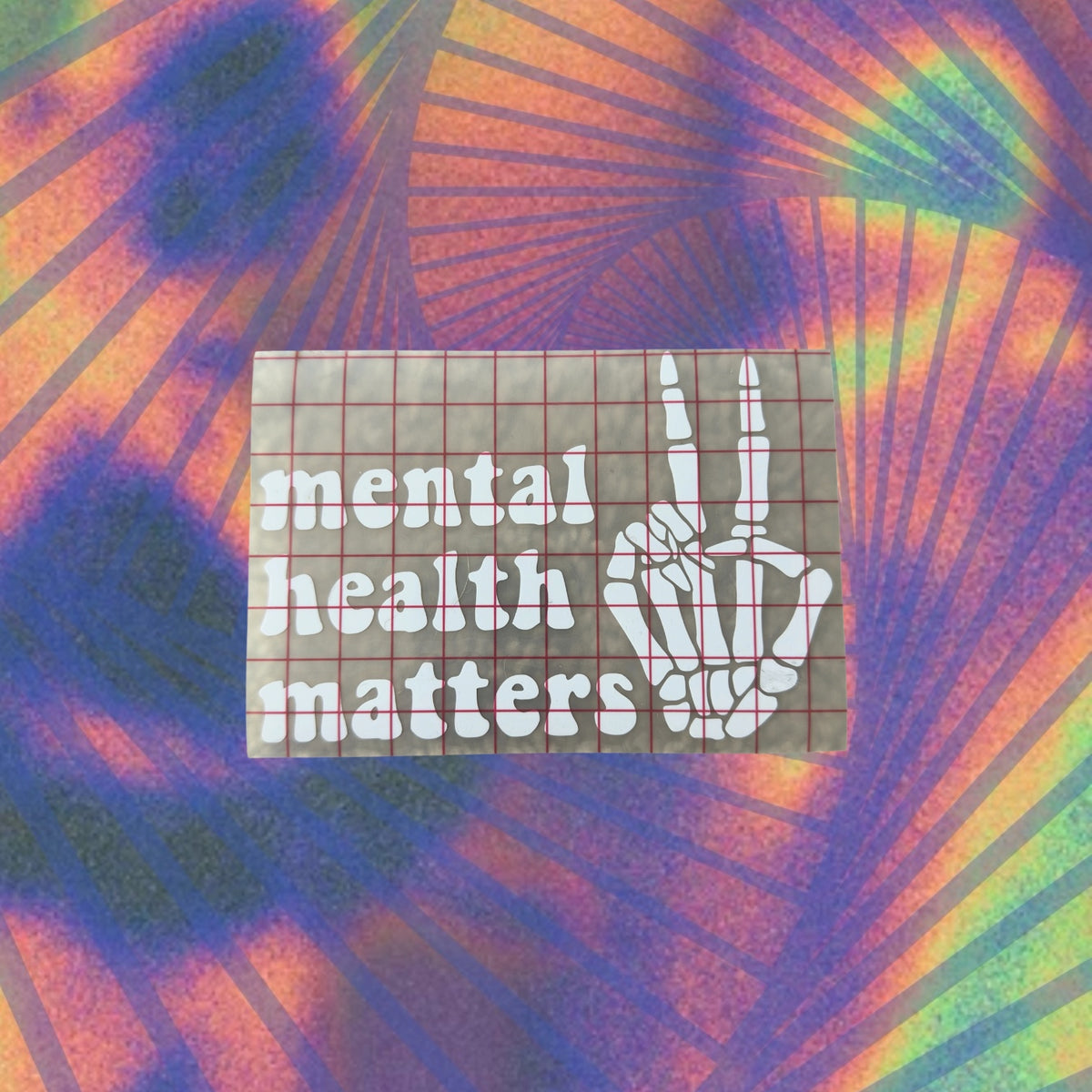 mental health matters car decal