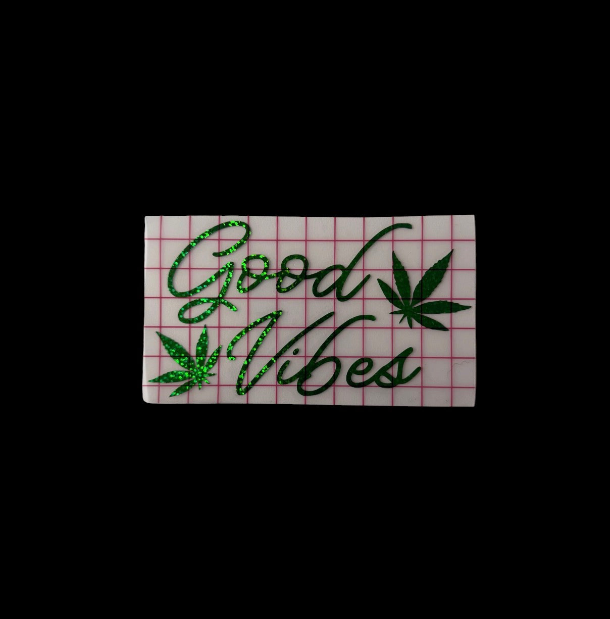 good vibes car decals