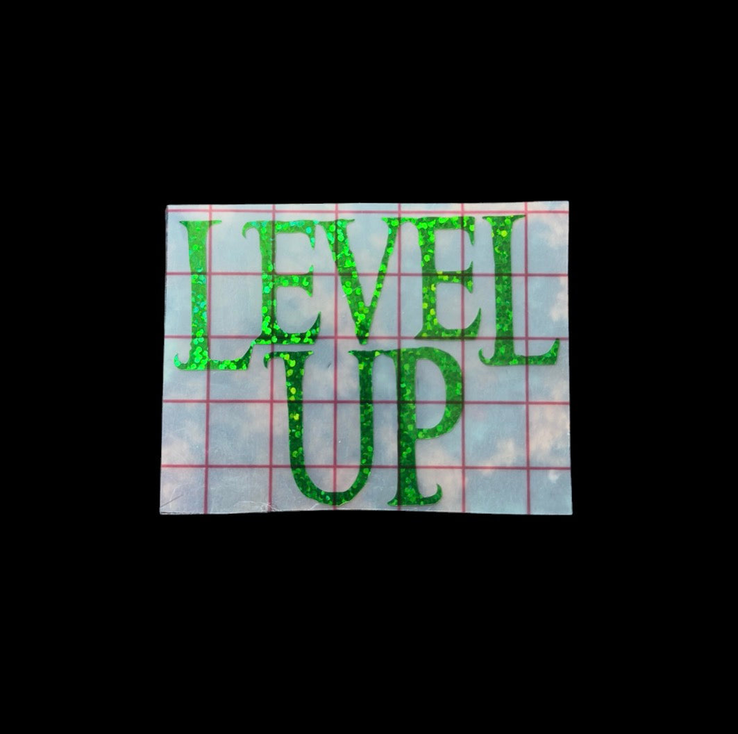 level up car decal