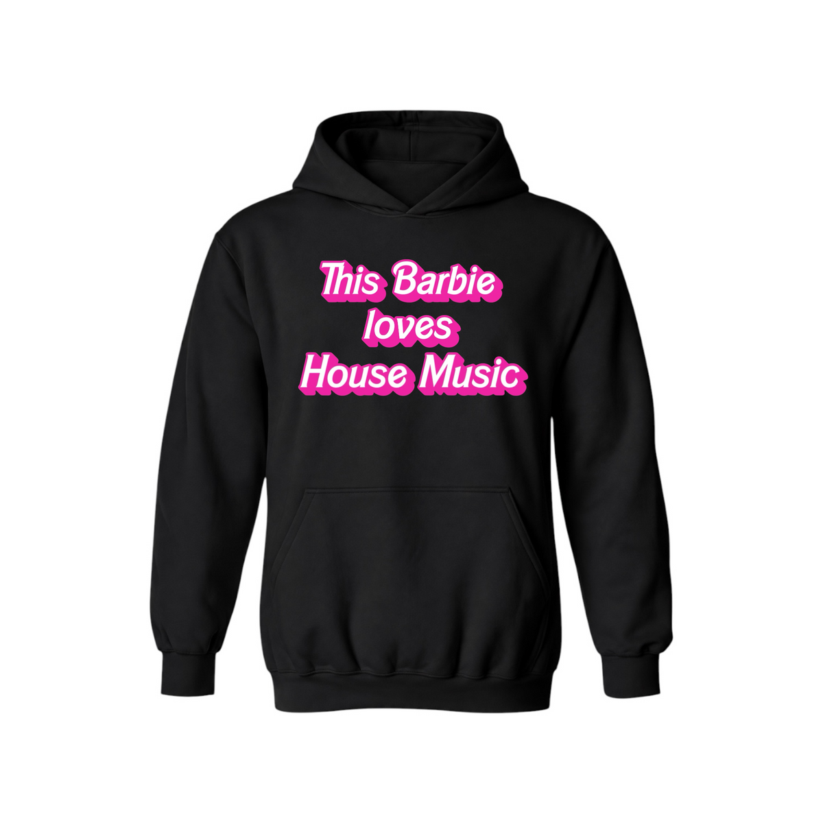 this barbie loves house music hoodies