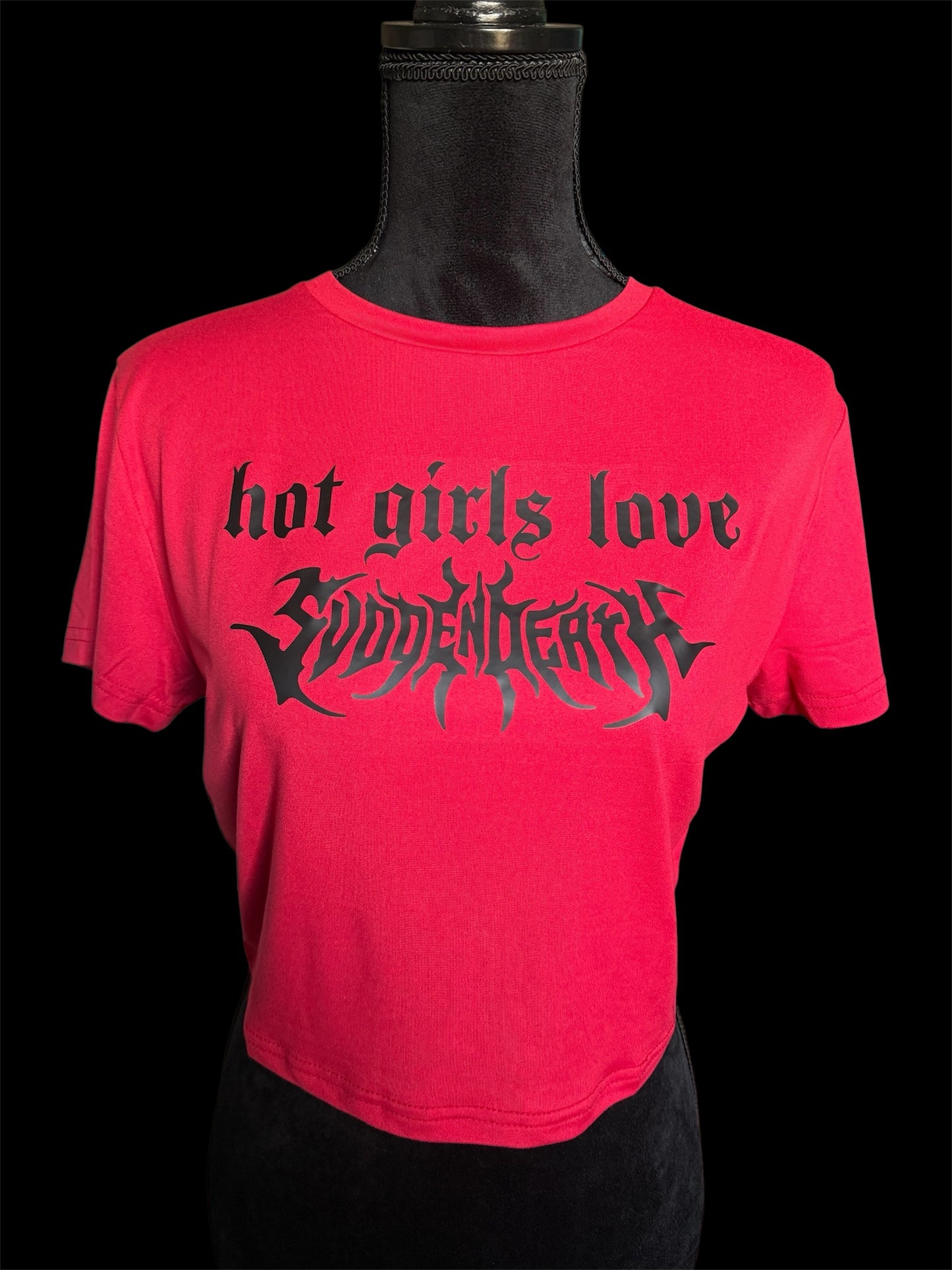 hot girls love svdden death croptop