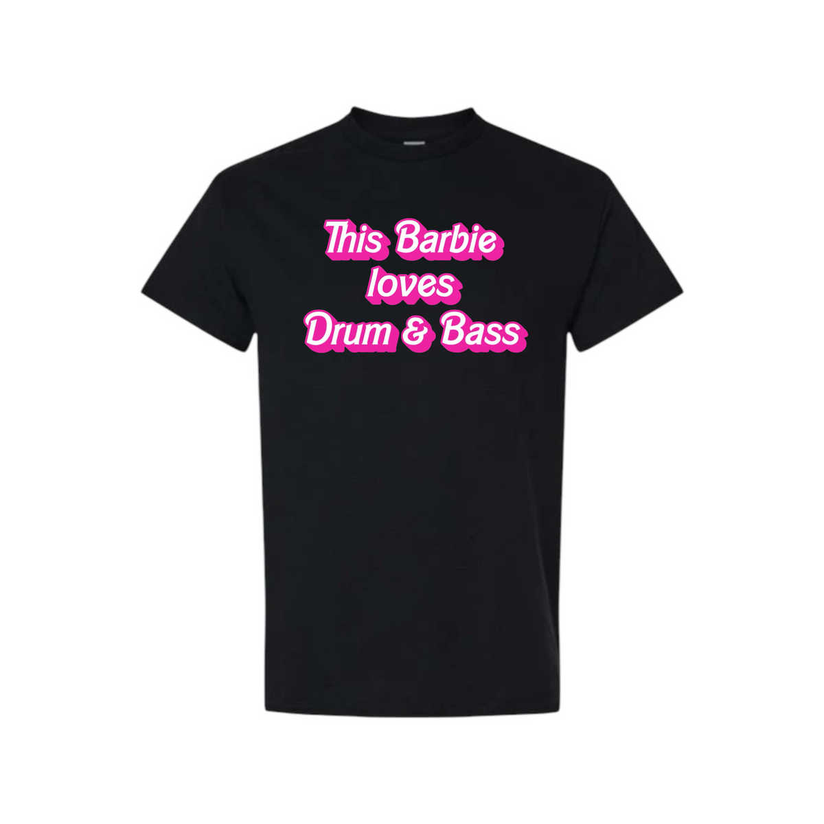 this barbie loves drum & bass t-shirts