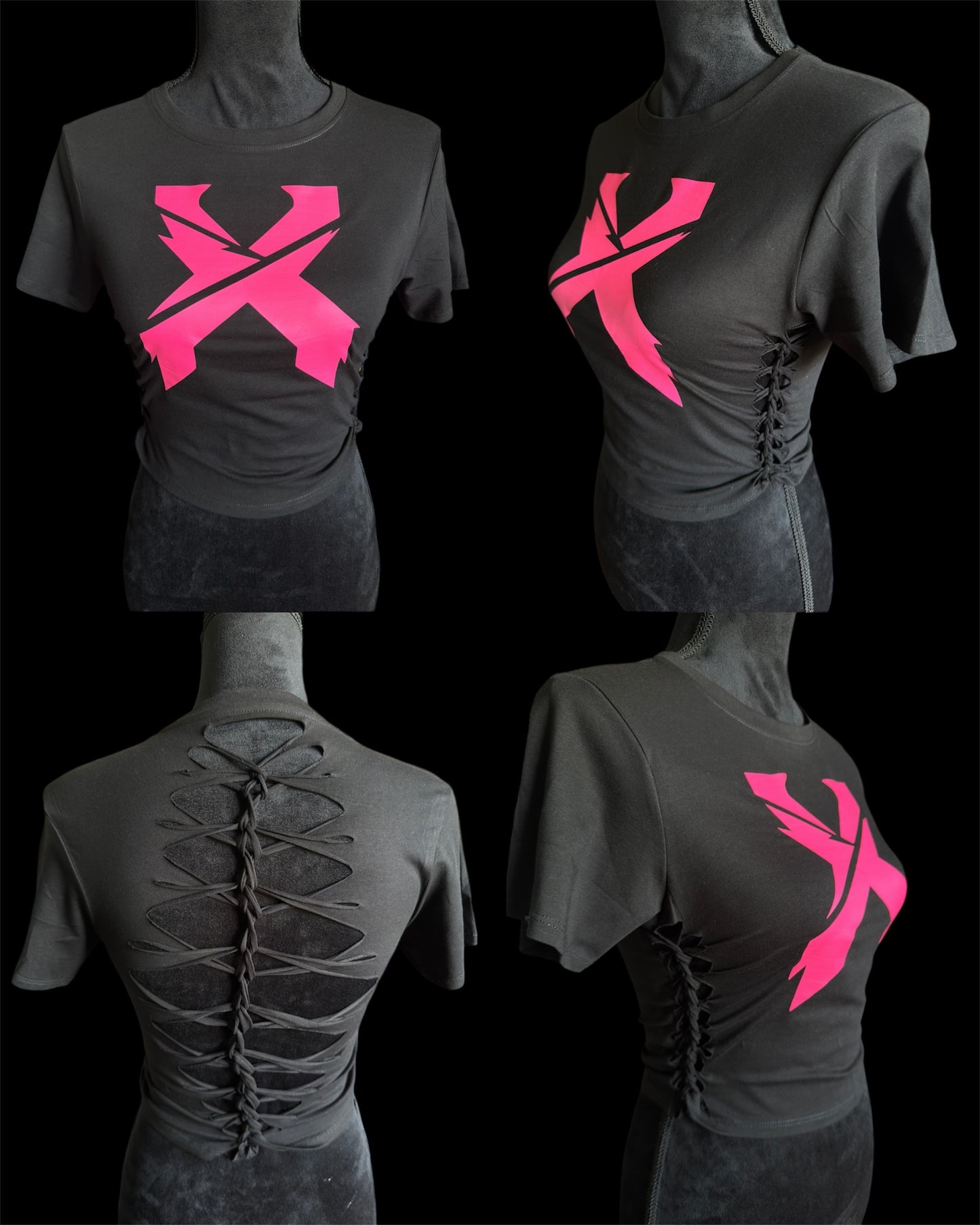 excision slitweave croptop