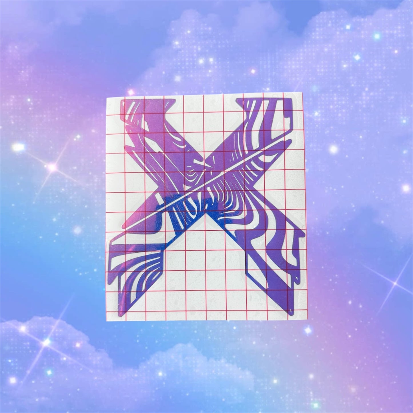 trippy excision car decal