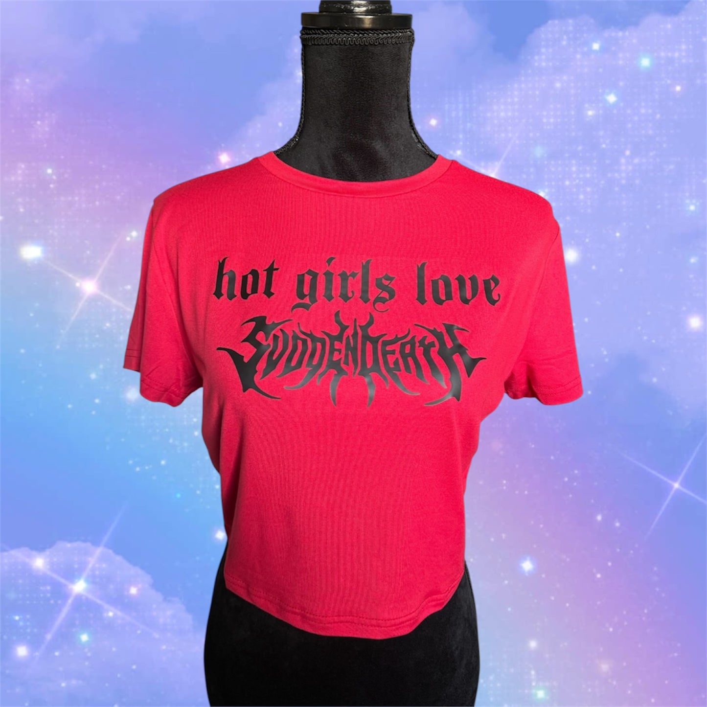 hot girls love svdden death croptop