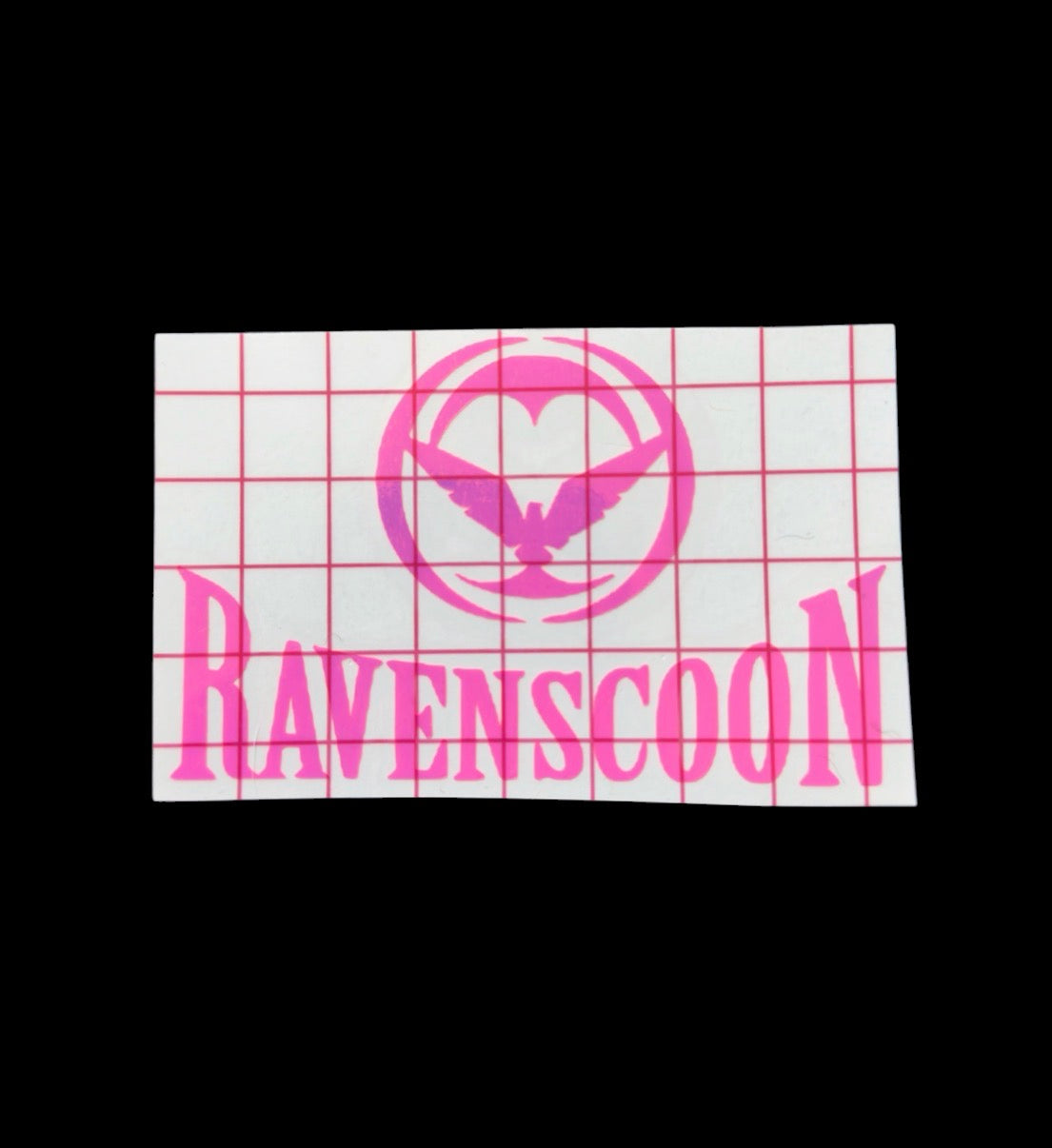 ravenscoon car decal