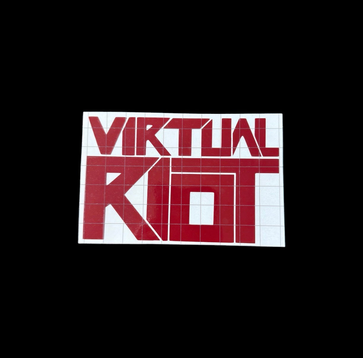 virtual riot car decal