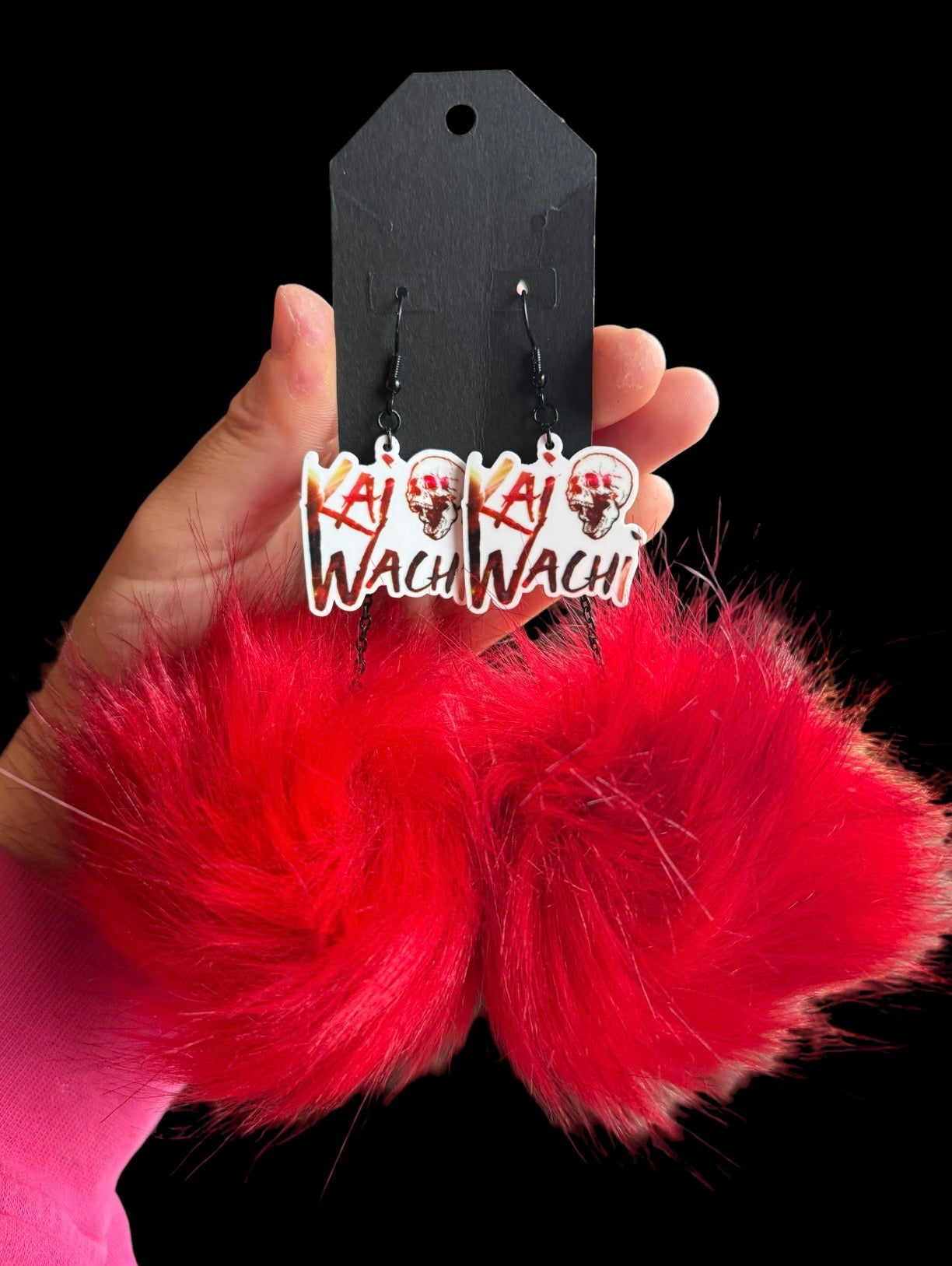 kai wachi fluffy earrings