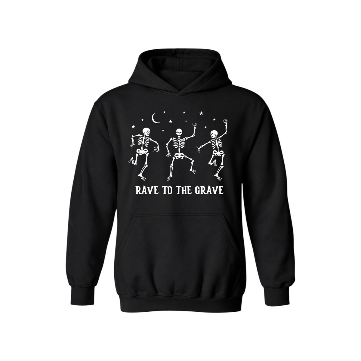 rave to the grave hoodies