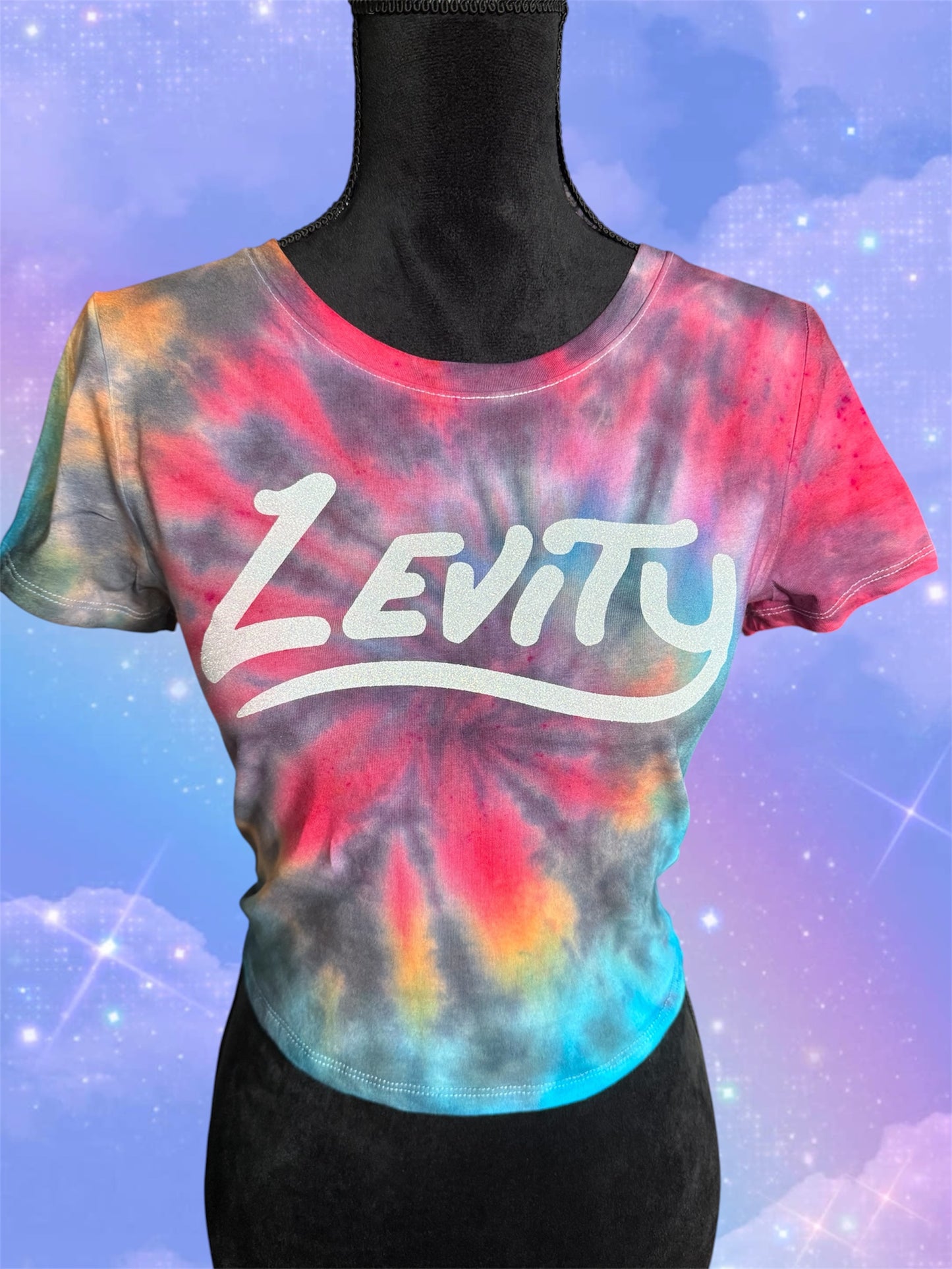 levity tie dye croptop