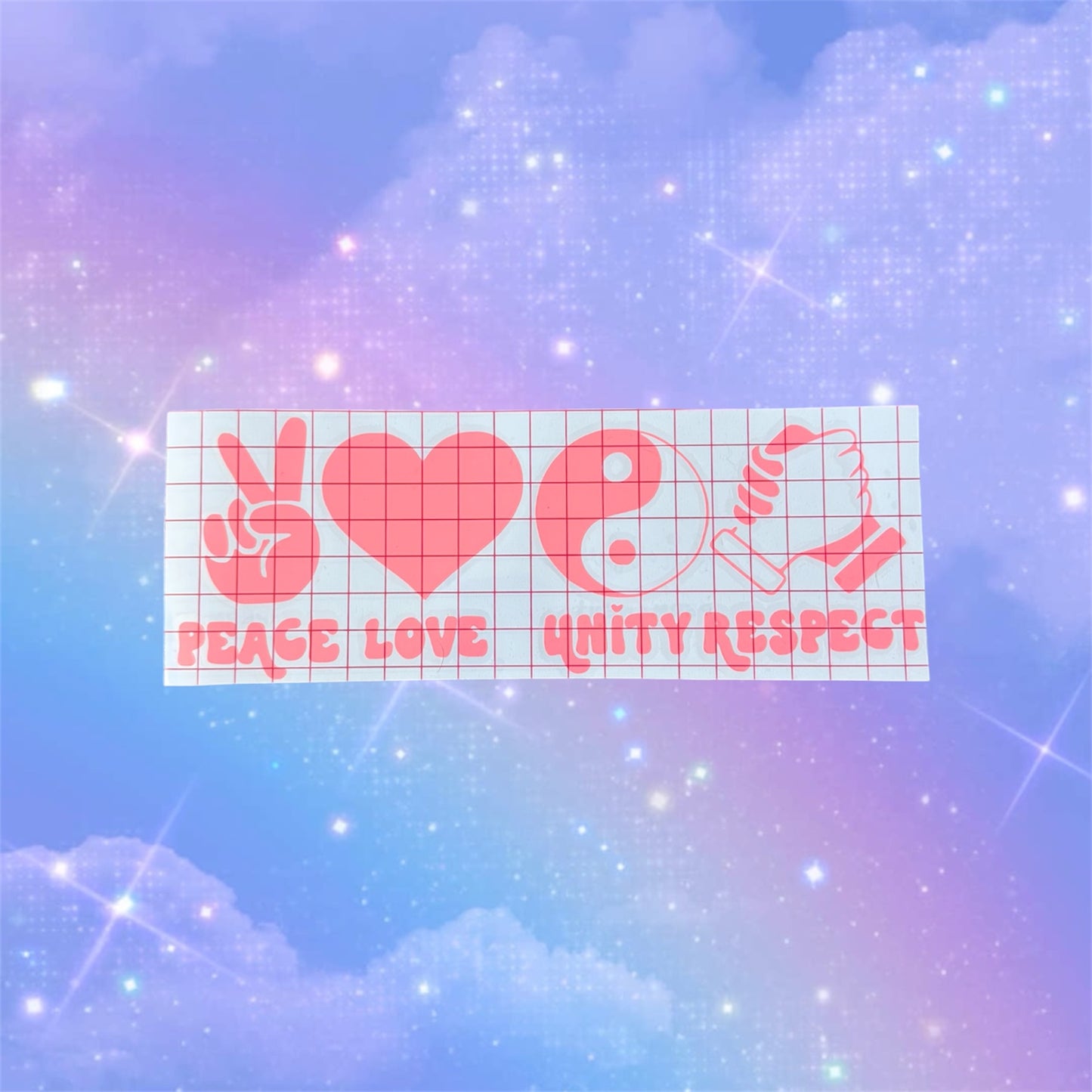 PLUR car decal