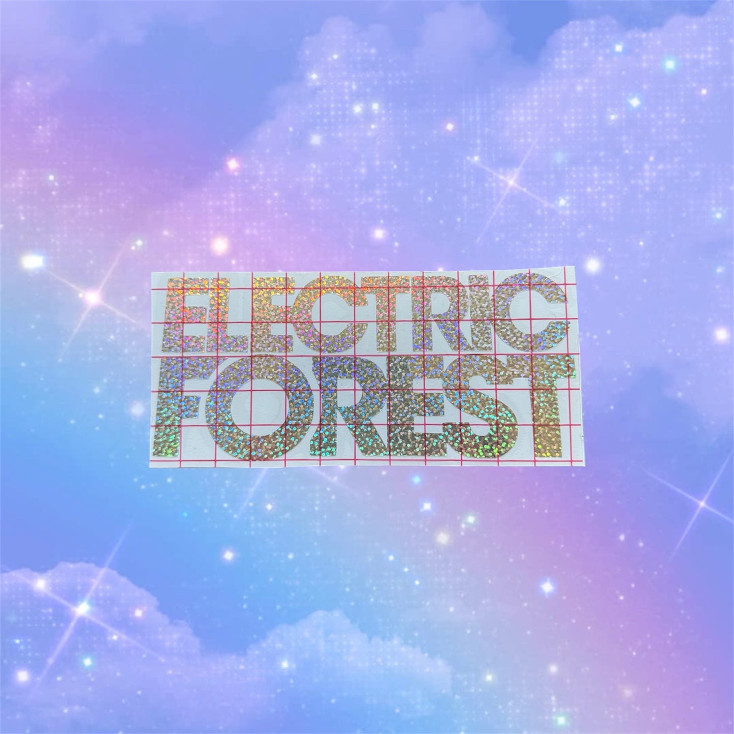 electric forest car decal