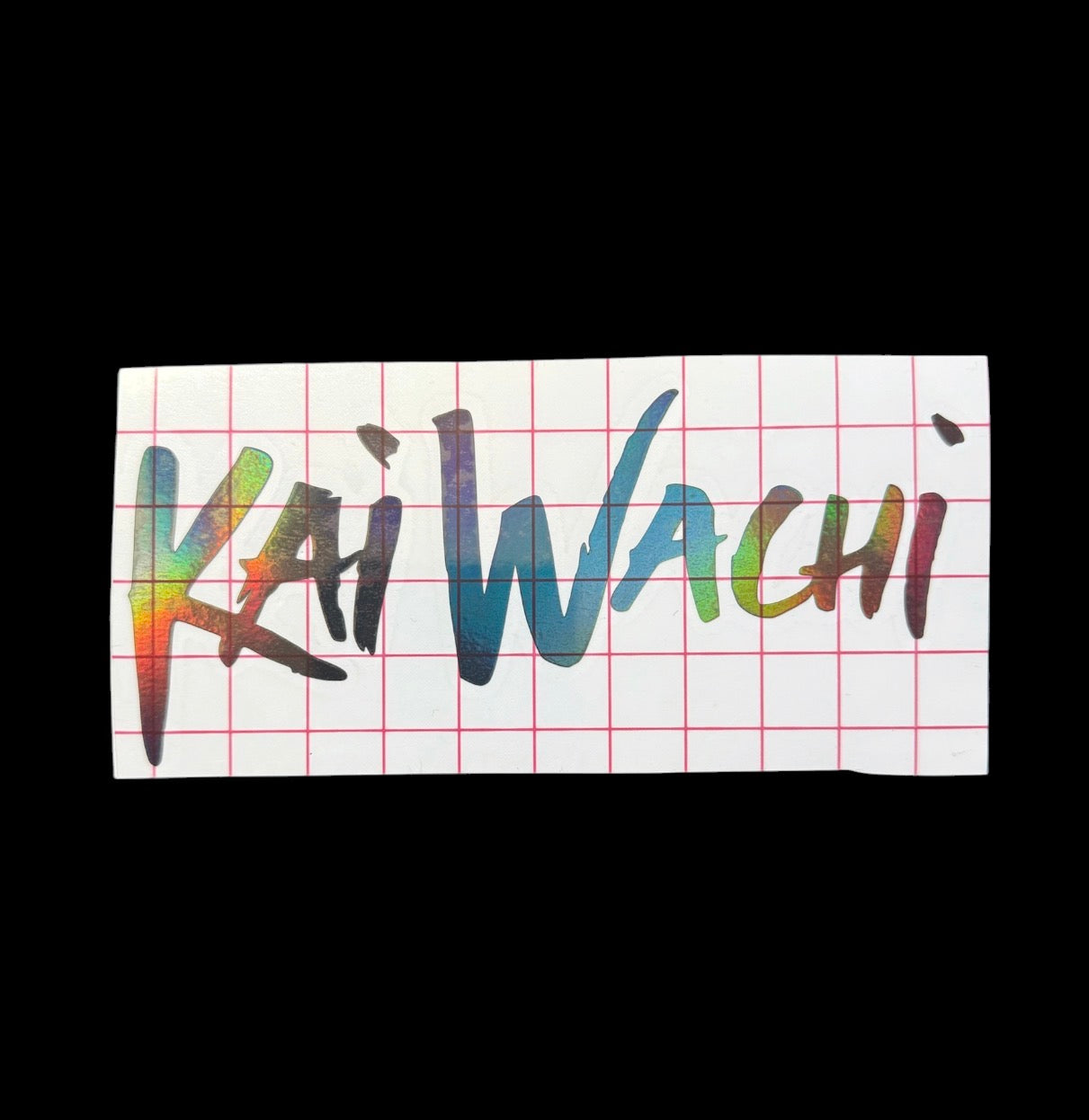 kai wachi car decal