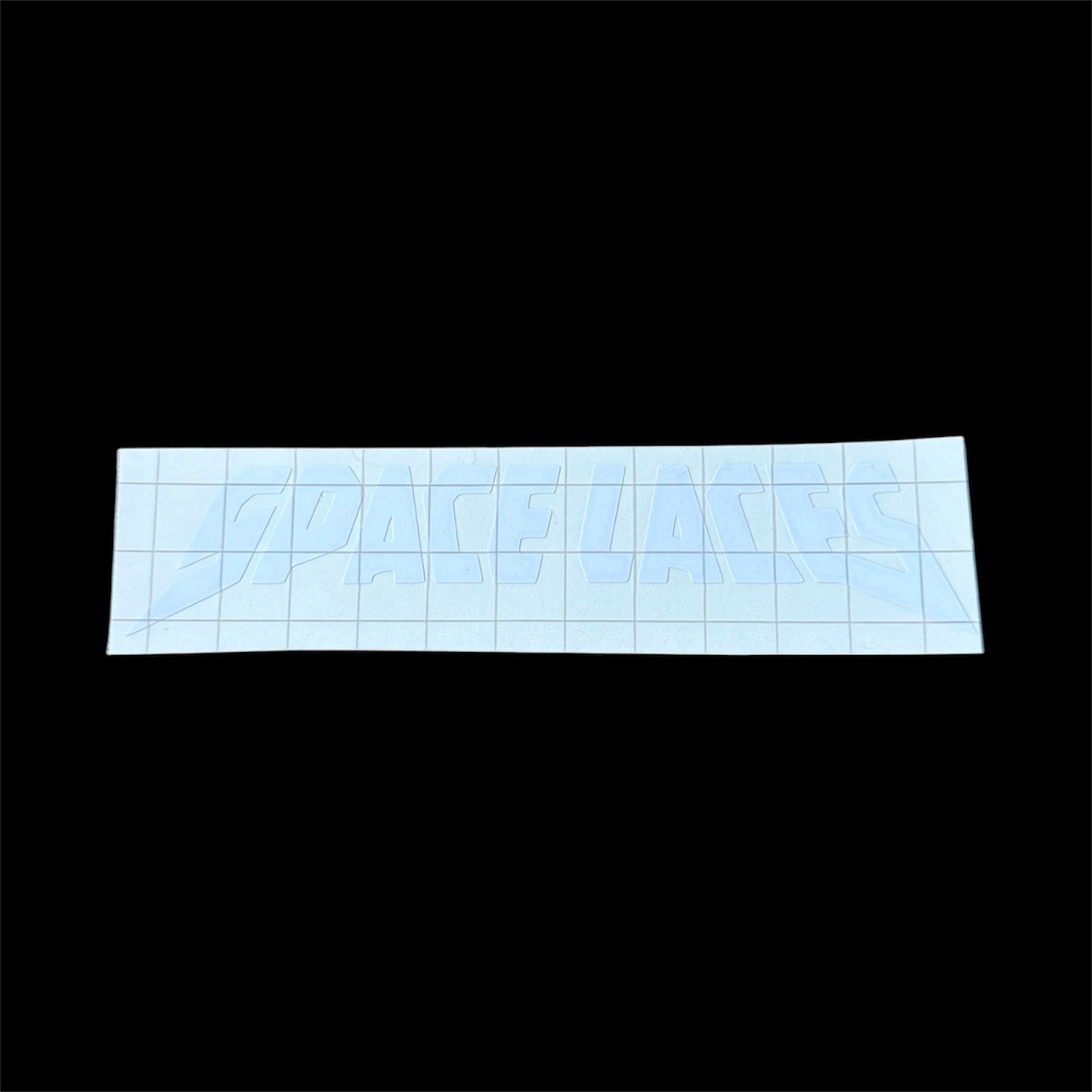space laces car decal