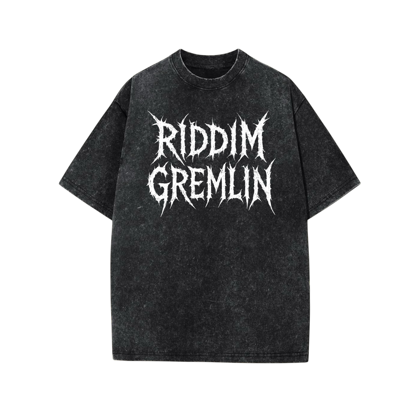 riddim gremlin oversized acidwash t-shirts