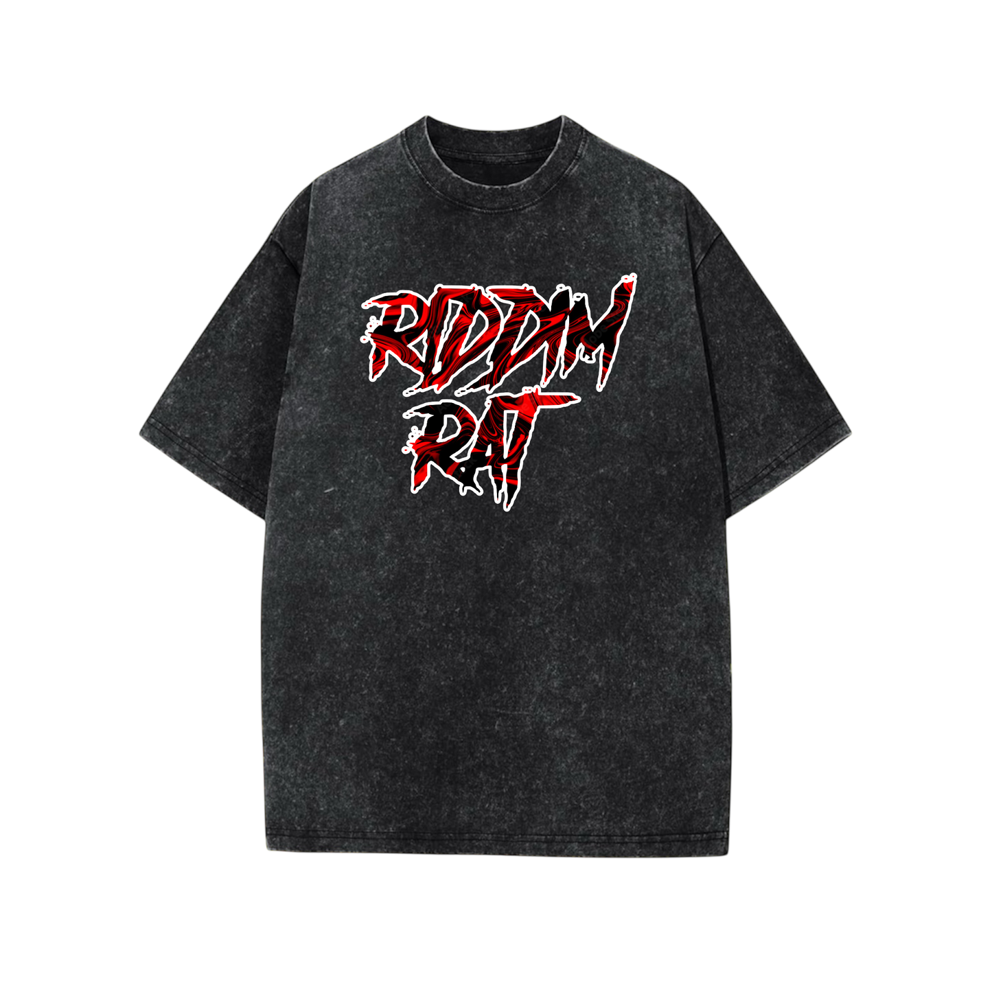 riddim rat oversized acidwash t-shirts