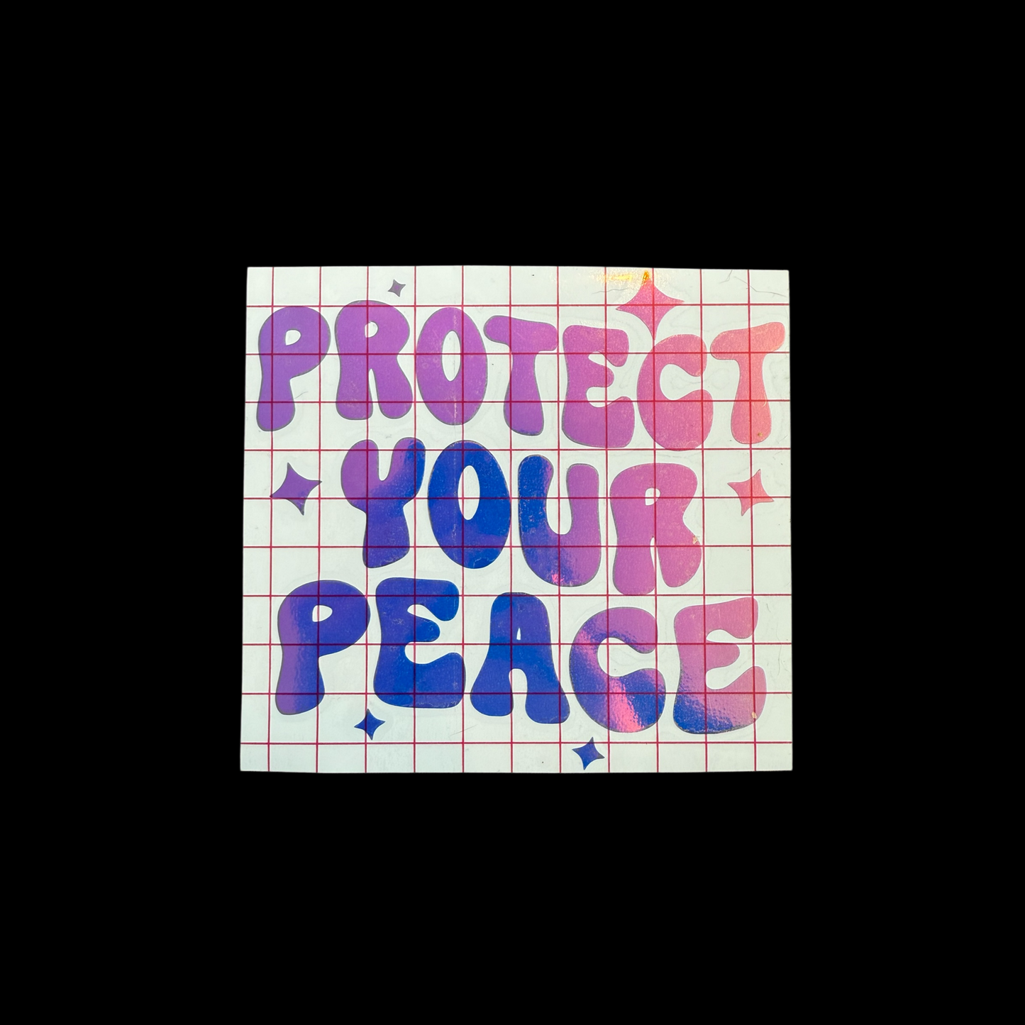 protect your peace car vinyl decal