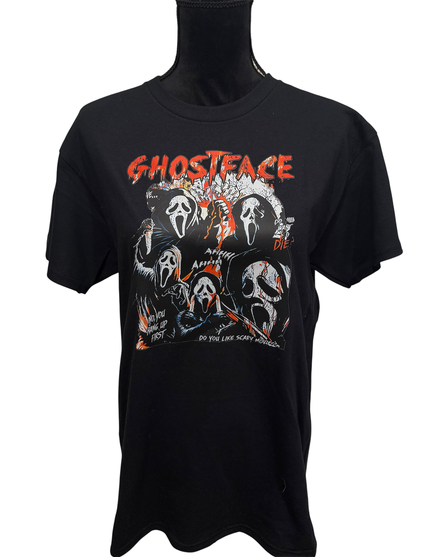 ghostface graphic t-shirt
