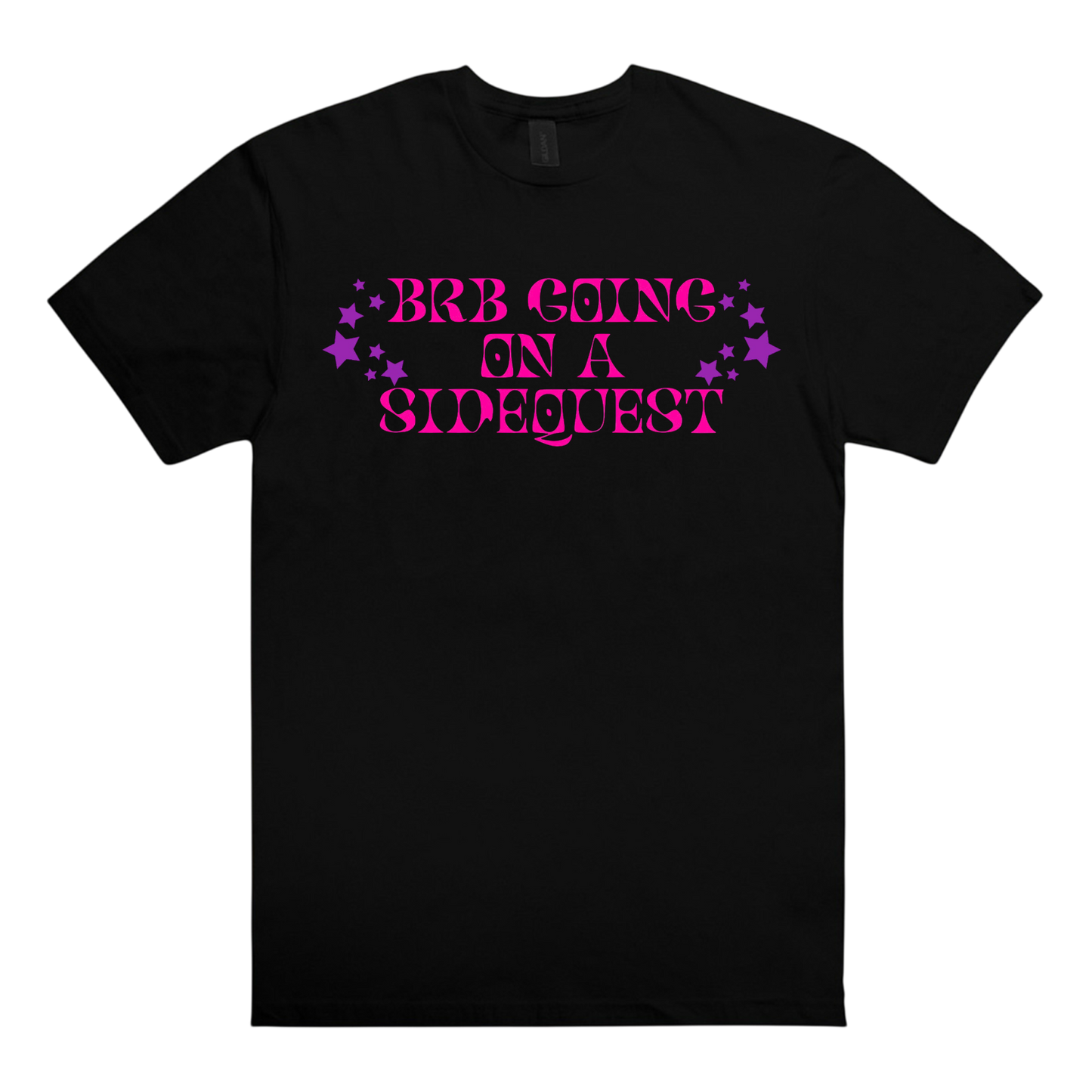 brb going on a sidequest t-shirts