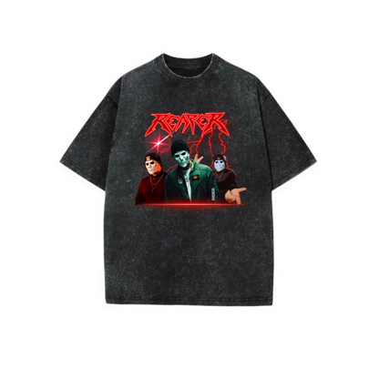 reaper graphic acidwash t-shirts