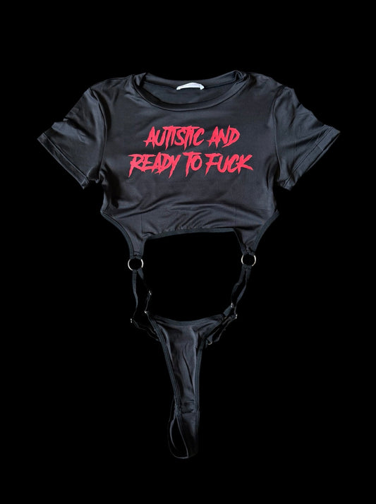 autistic and ready to fuck bodysuit