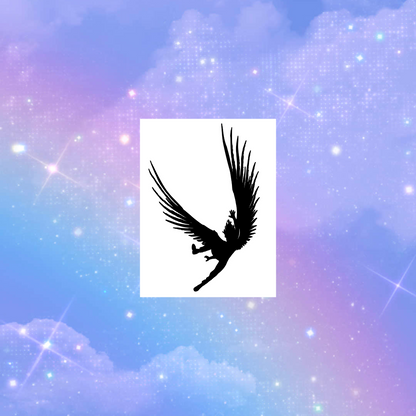 SK falling angel car decals