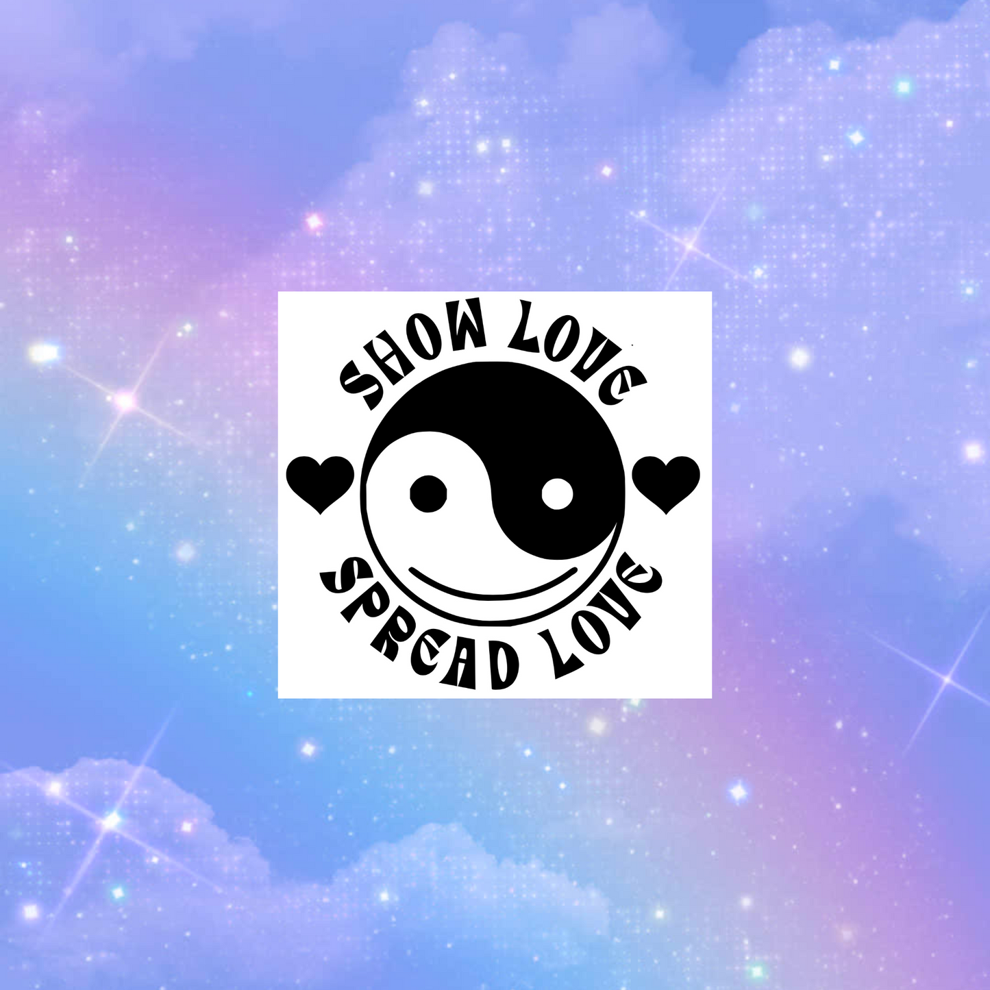 show love spread love car decals
