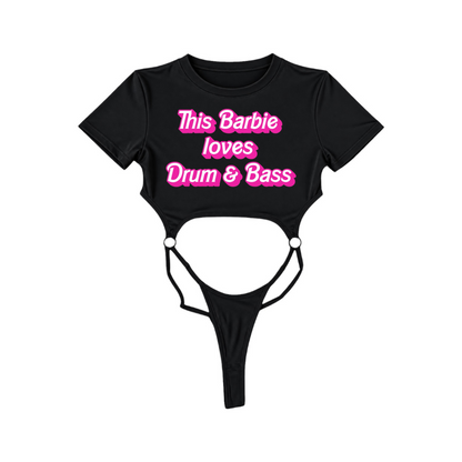 this barbie loves drum & bass bodysuits