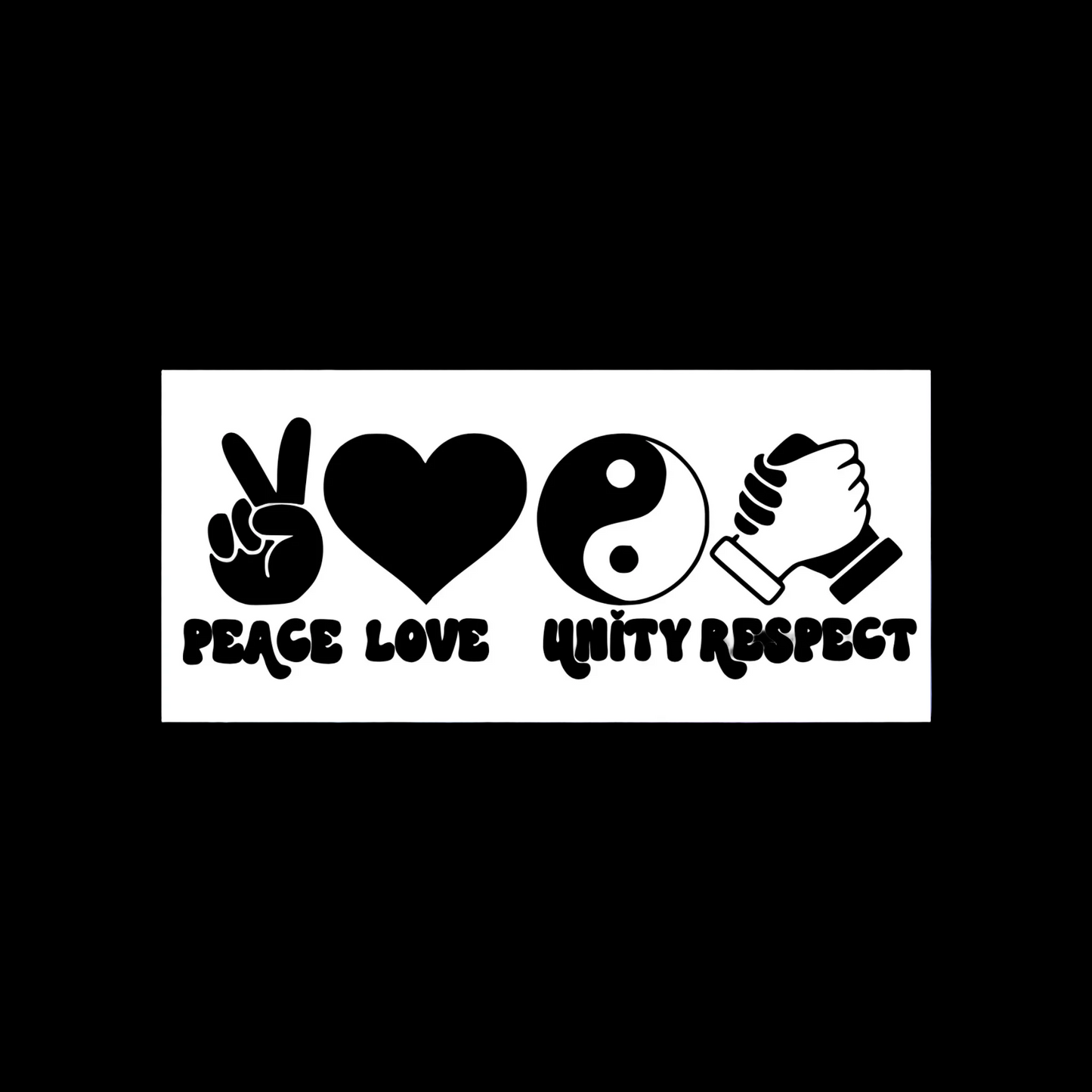 PLUR car decals