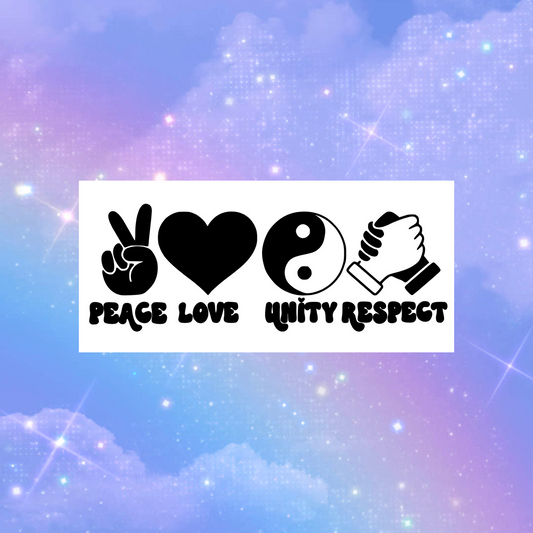 PLUR car decals
