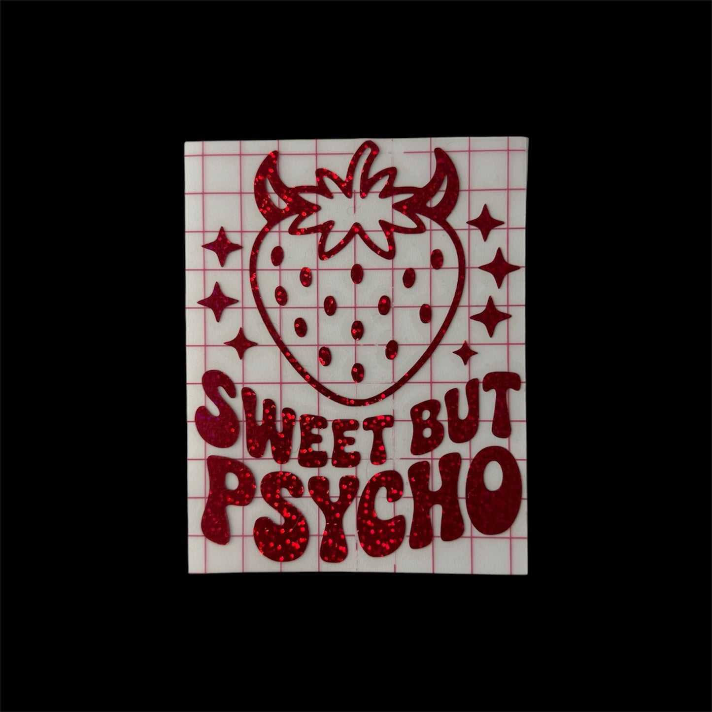 sweet but psycho car decal