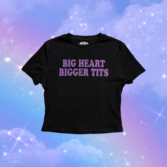 big heart bigger tits croptop