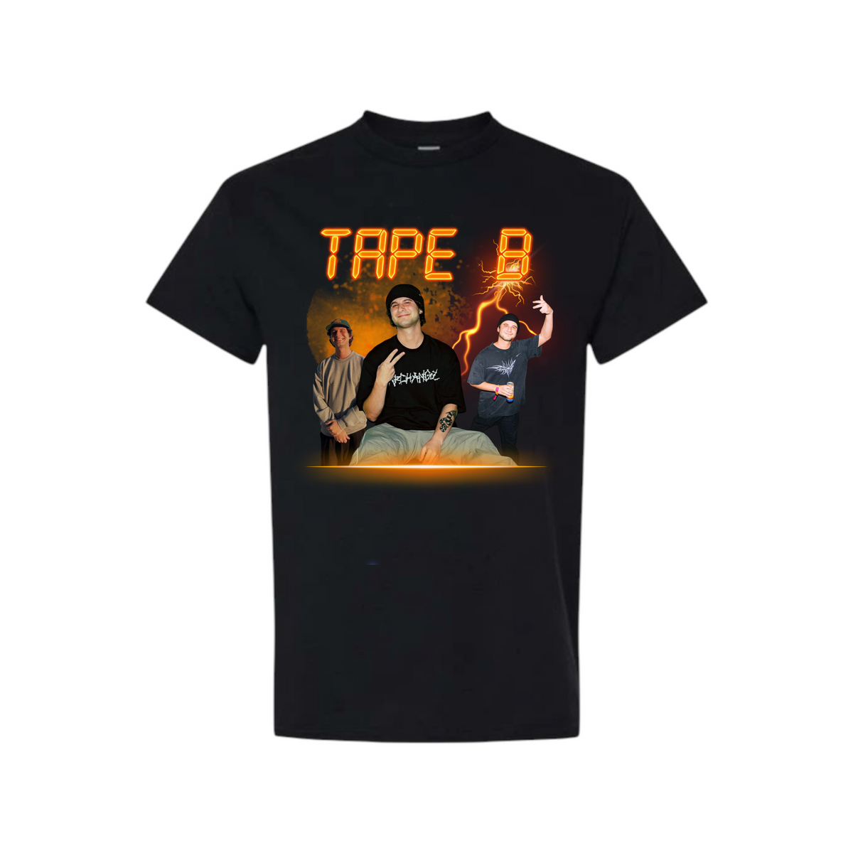 tape b graphic t-shirts