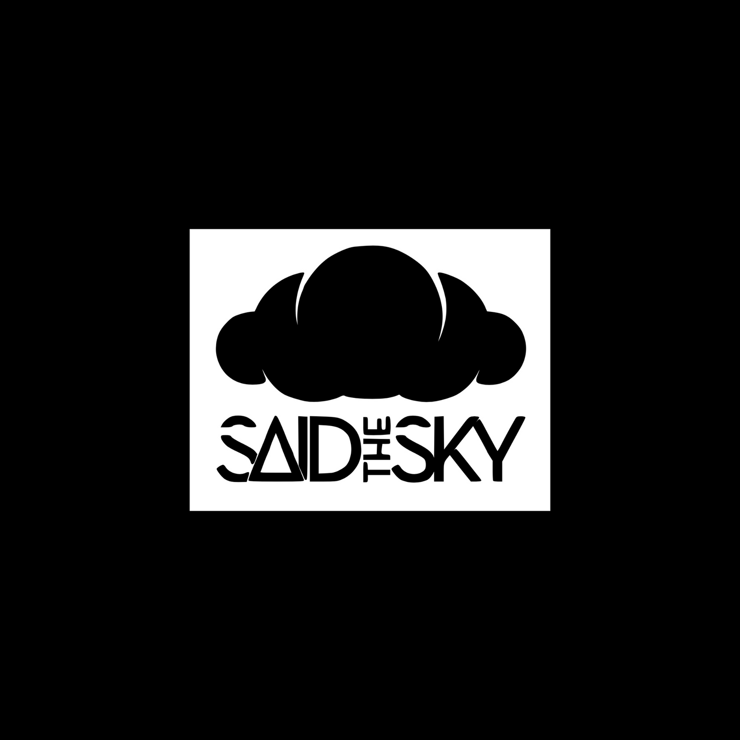 said the sky car decals