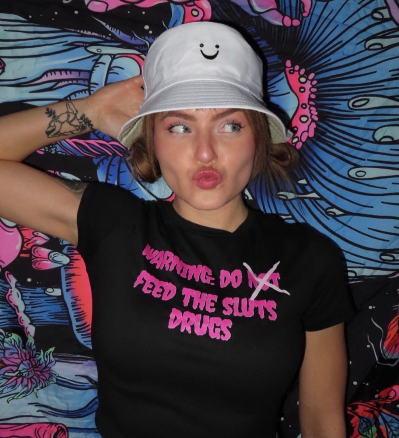warning: do feed the sluts drugs croptops