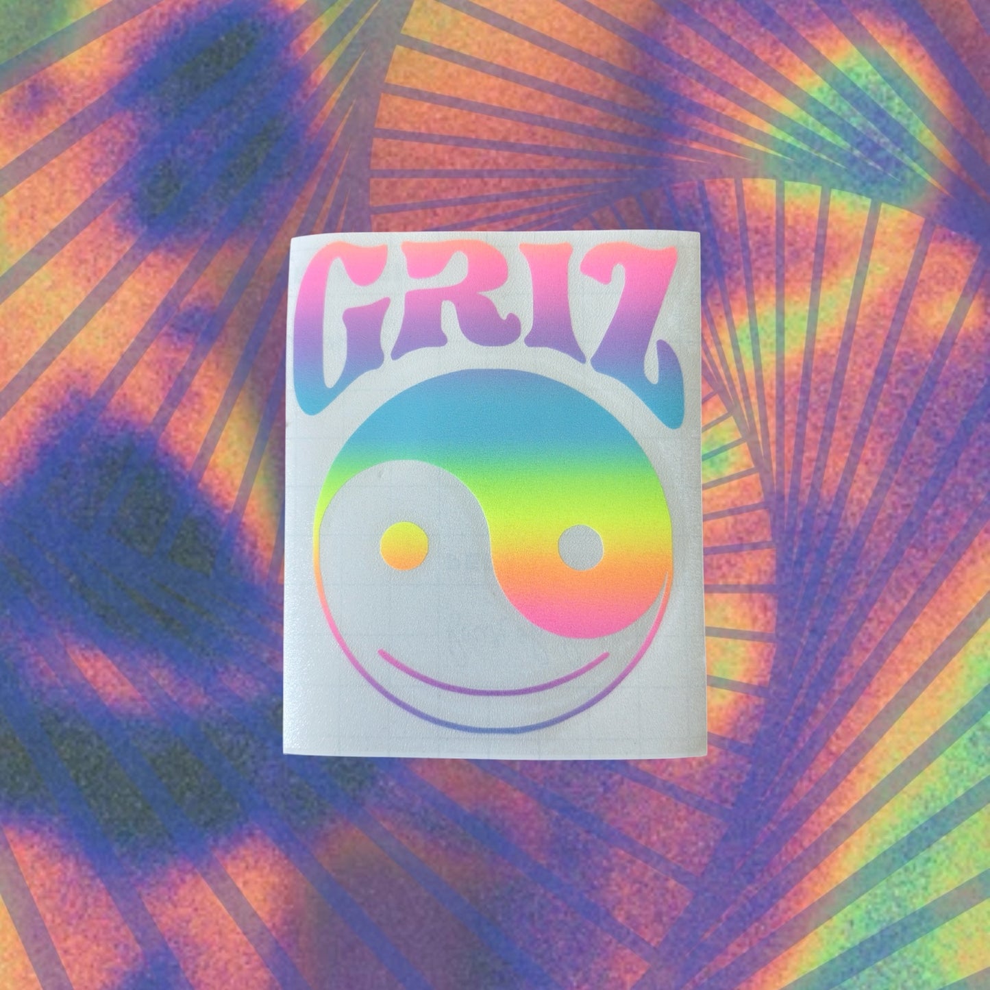 griz smiley car decals