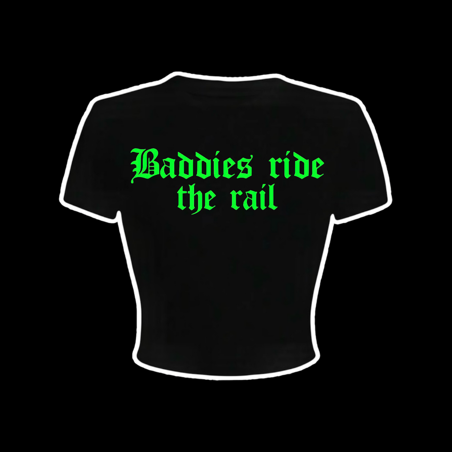 baddies ride the rail croptops