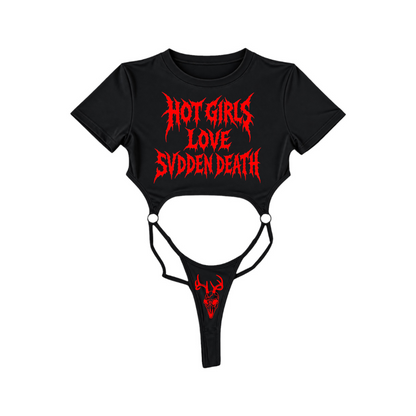 hot girls love svdden death bodysuits