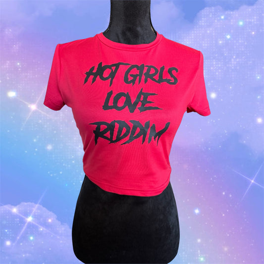 hot girls love riddim croptop