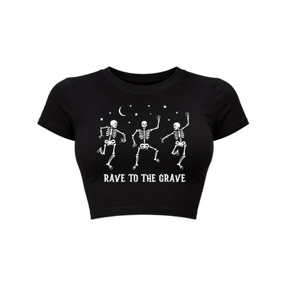 rave to the grave croptops