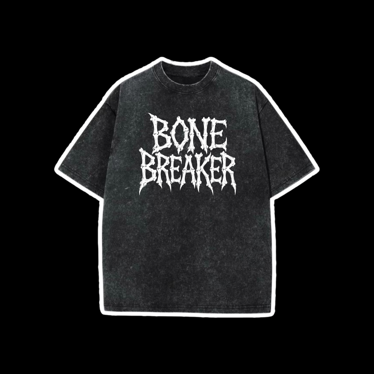 bone breaker acidwash tees