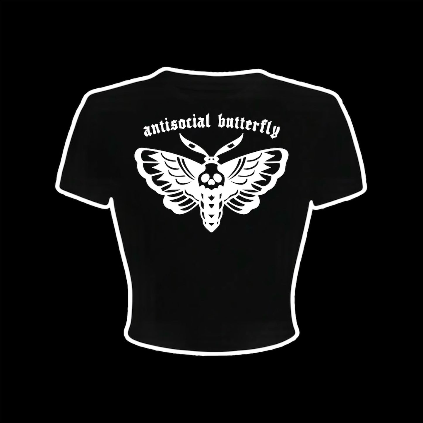 antisocial butterfly croptops