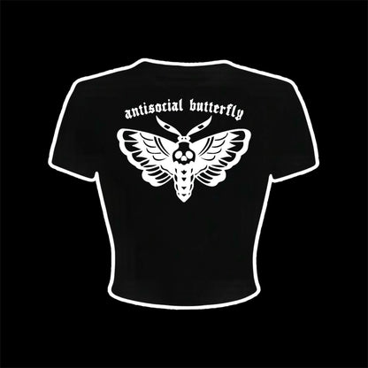 antisocial butterfly croptops