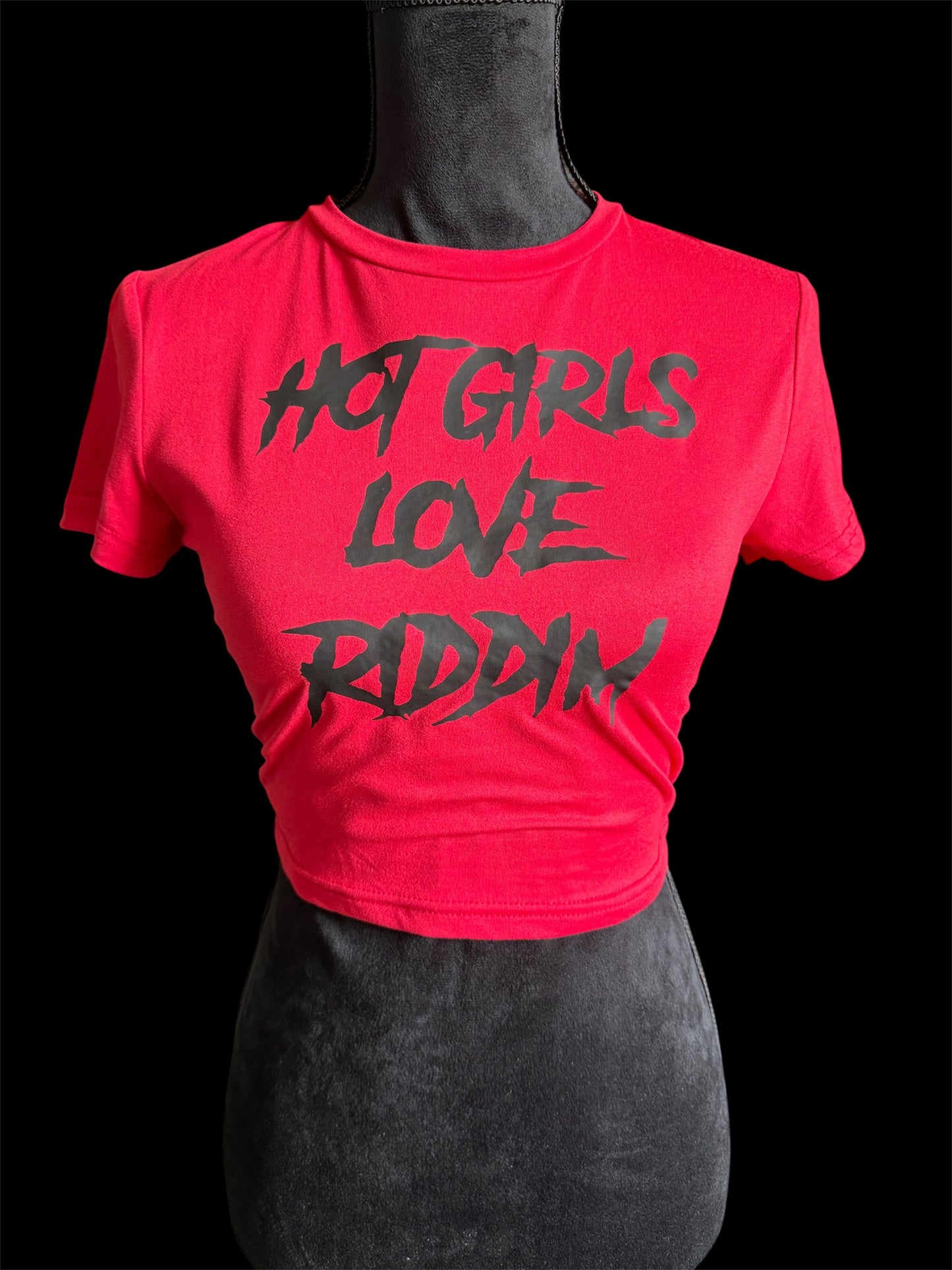 hot girls love riddim croptop