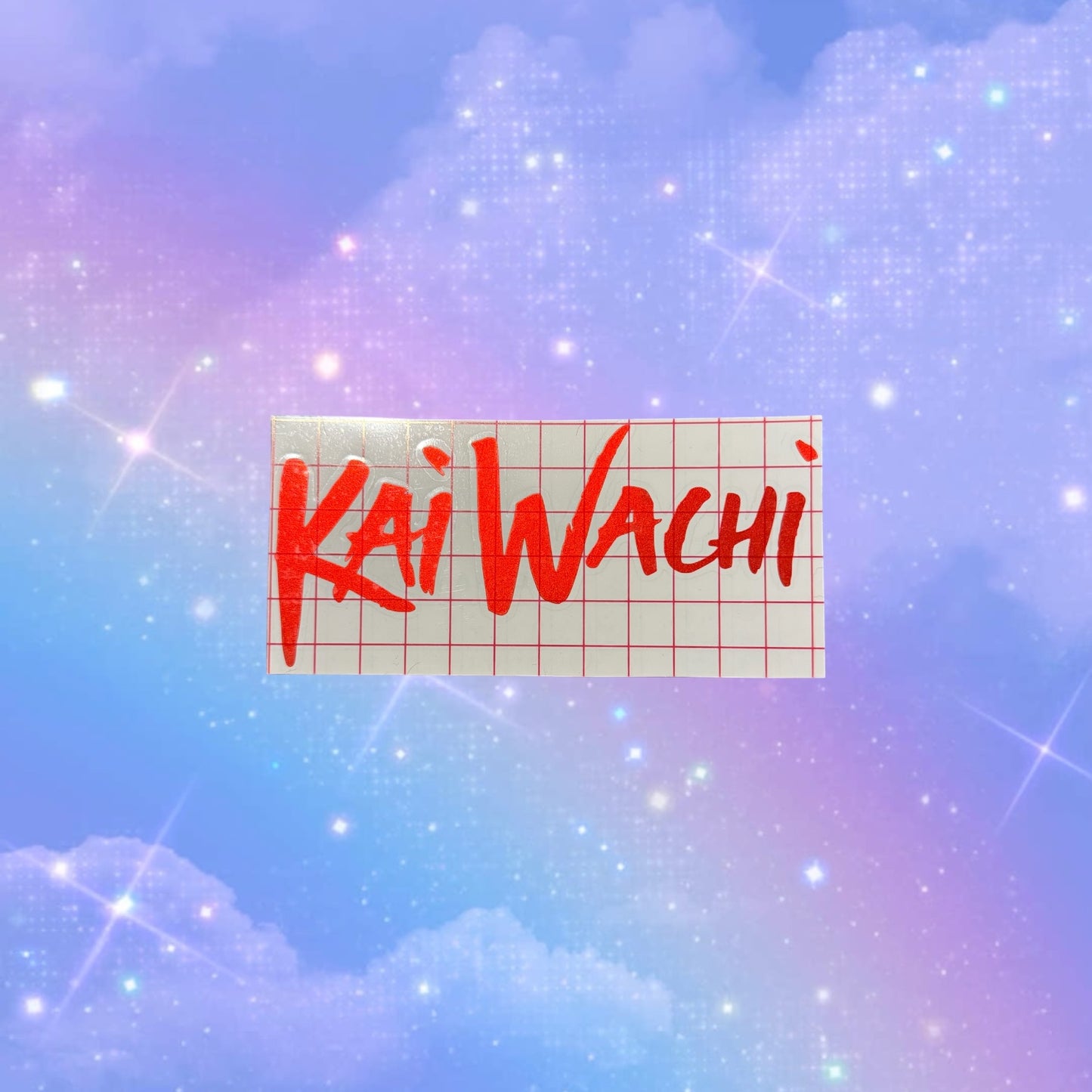 kai wachi car decal