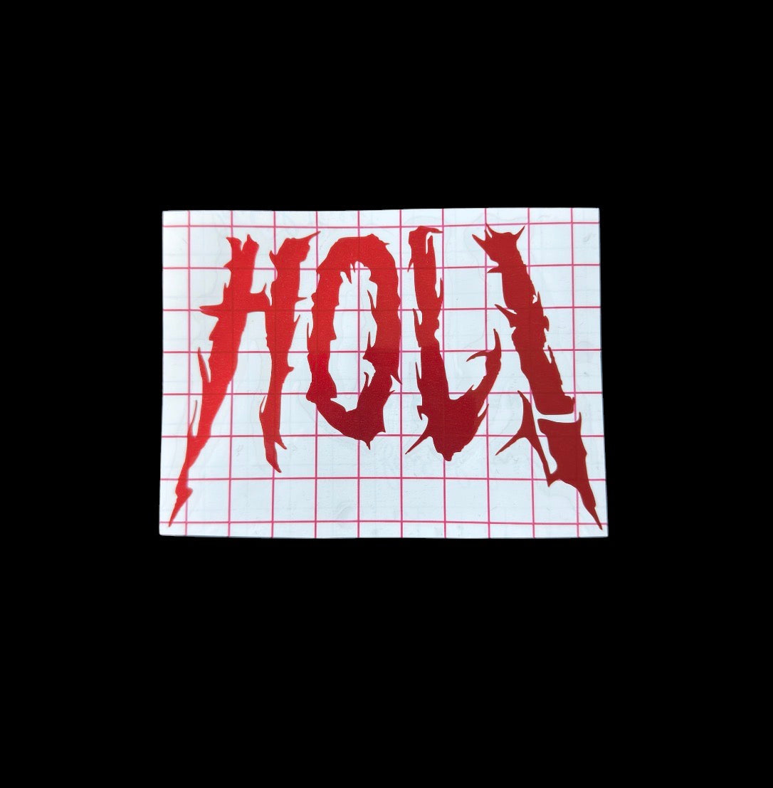 hol! car decal
