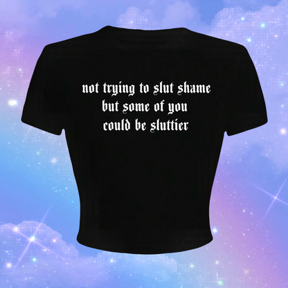 not trying to slut shame croptops