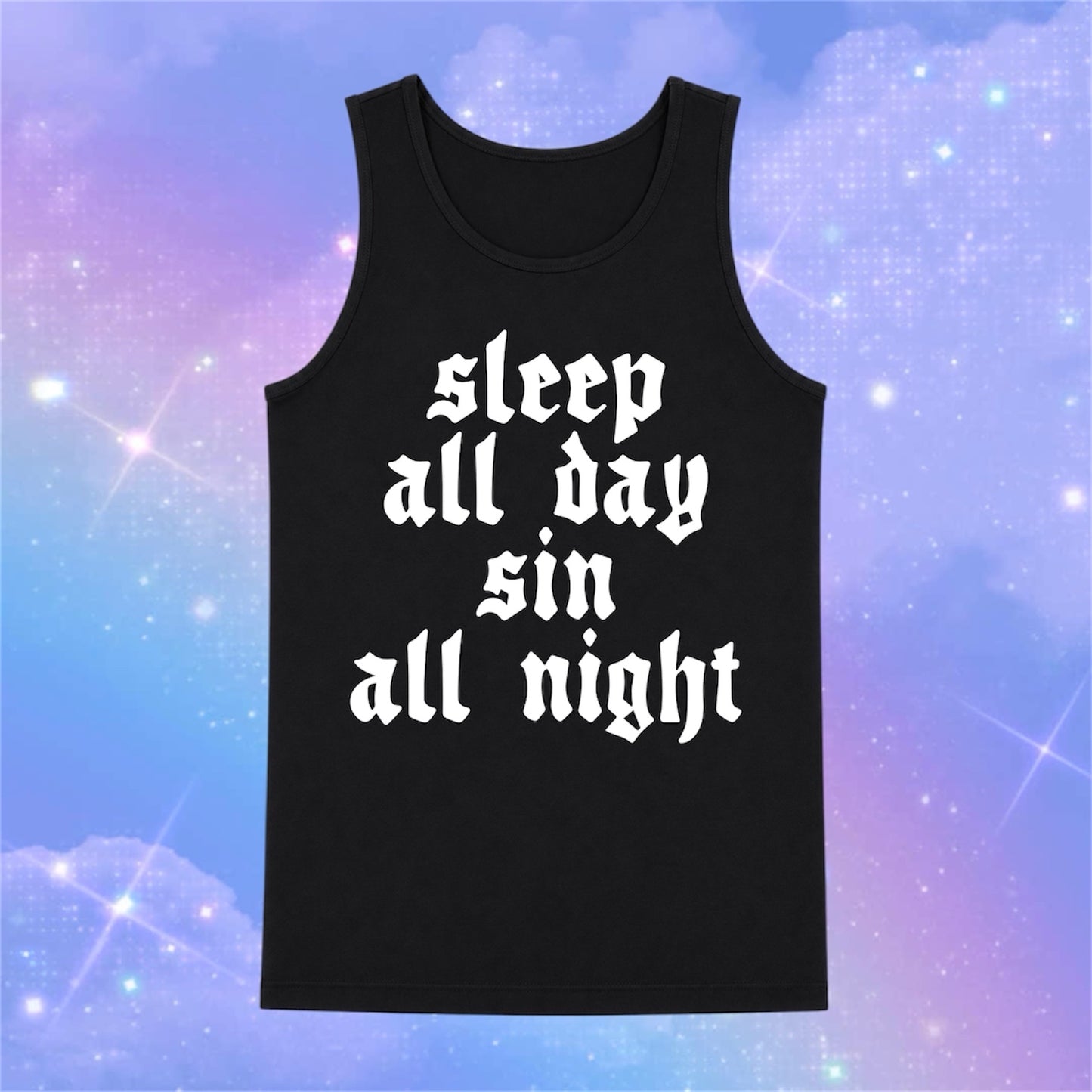sleep all day sin all night tanks