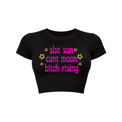slut sun cunt moon bitch rising croptops
