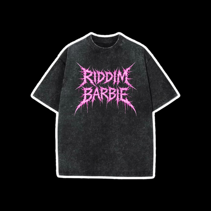 riddim barbie acidwash tees